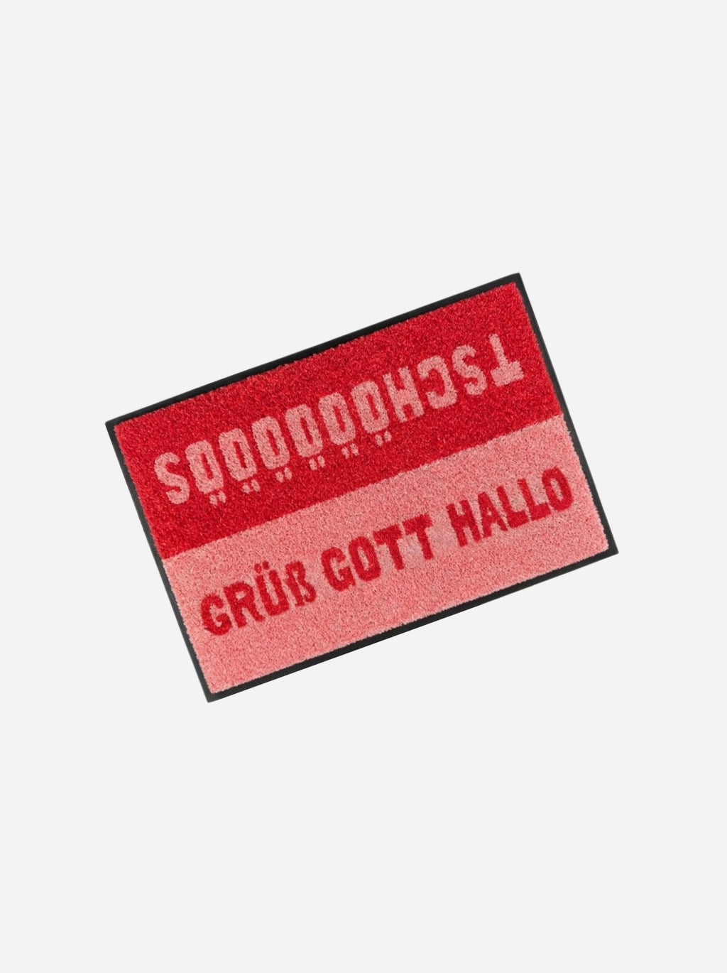 GRÜß GOTT HALLO - FUßMATTE (ROSA)